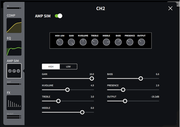 AMP SIM (ปลั๊กอินจำลองเสียงตู้แอมป์) - CH2
