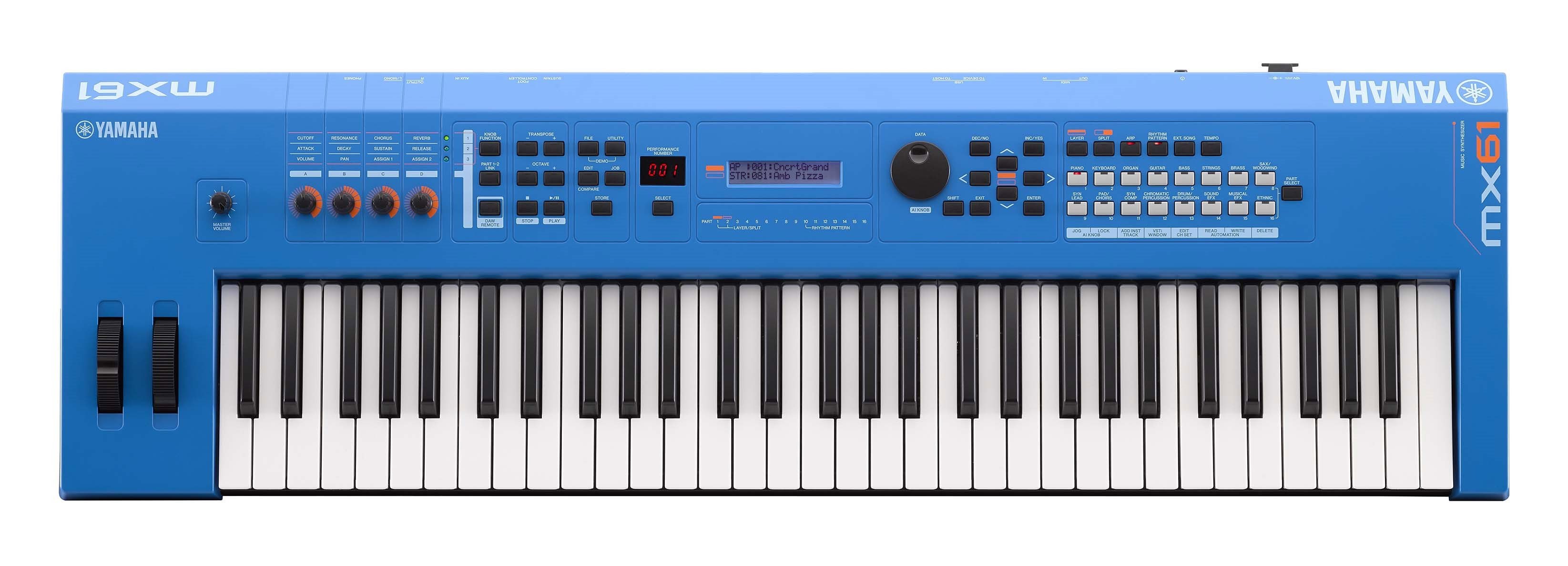 i*i様 YAMAHA MX61 BK Yamaha MX61 Music Synthesizer - Black – Kraft Music