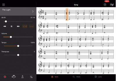 Play your favorite songs right away with the “Audio To Score” function (CSP Series / CVP-800 Series)
