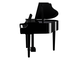 Side view of the Yamaha Clavinova CLP-865GP