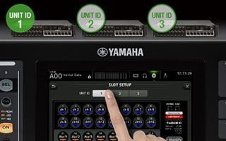 Yamaha I/O Rack Tio1608-D2: Simple and Flexible Input Selection