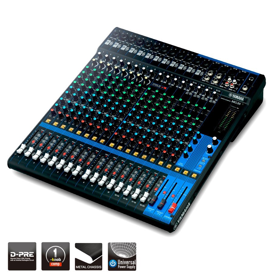 MG Series - Overview - Mixers - Professional Audio
