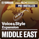 Middle East (Pre-installed Expansion Pack - Yamaha Expansion Manager compatible data)