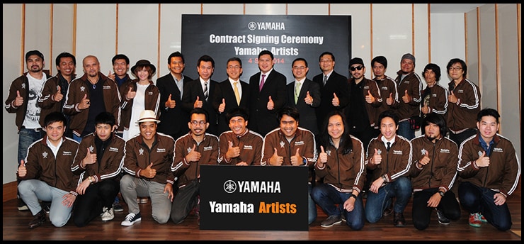 ลงนามนักดนตรีฝีมือขั้นเทพของไทย Yamaha   Artists  มั่นใจสินค้าคุณภาพมาตรฐานระดับโลก