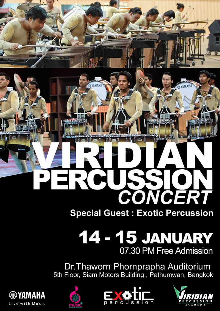 VIRIDIAN PERCUSSION CONCERT with Special Guest Exotic Percussion