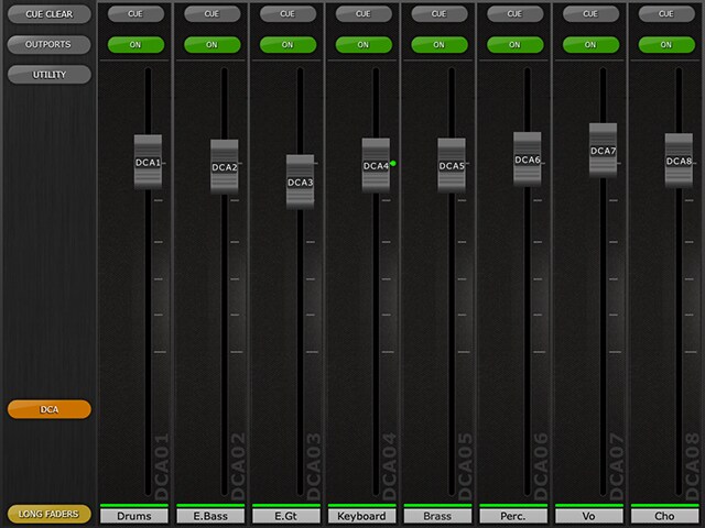 DCA (Long Faders)
