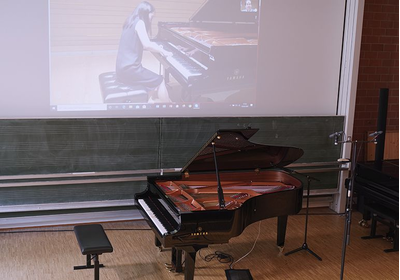 Disklavier used for the entrance examination at a prestigious german music university image