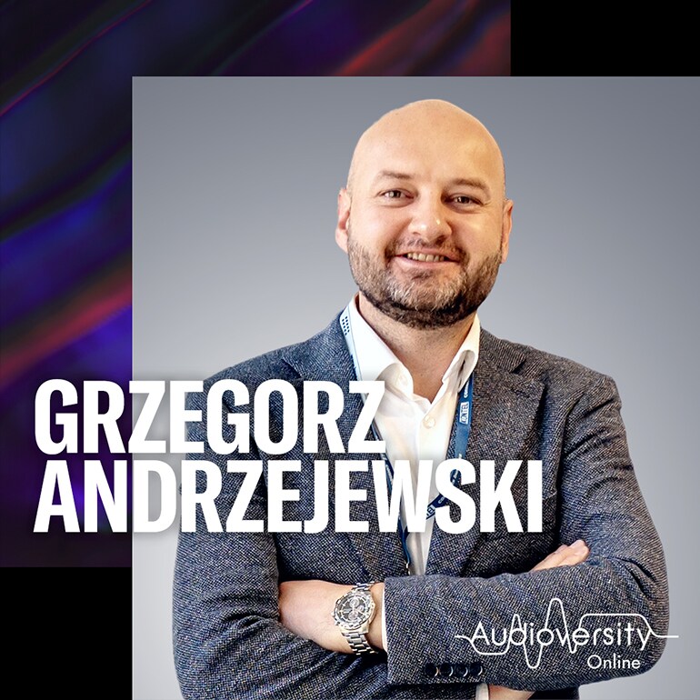 Image of an Audioversity Online learner Mr. Grzegorz Andrzejewski from Poland.