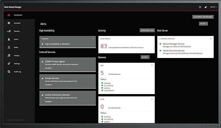 Audio Network Security Introducing Dante Domain Manager Yamaha Images, Photos, Reviews