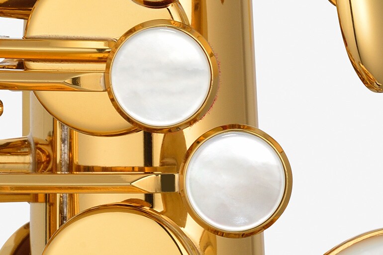 ปุ่มกดคีย์เปลือกหอยมุก