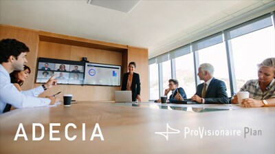 Key Visual of the ADECIA and ProVisionaire Plan Update News page.