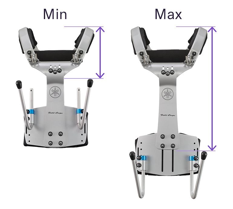 The maximum and minimum distances from the shoulder to the tip of the rod are for MBC9600.