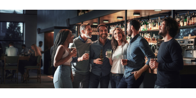 ภาพฉากบาร์