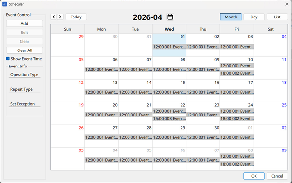 ฟังก์ชัน Scheduler