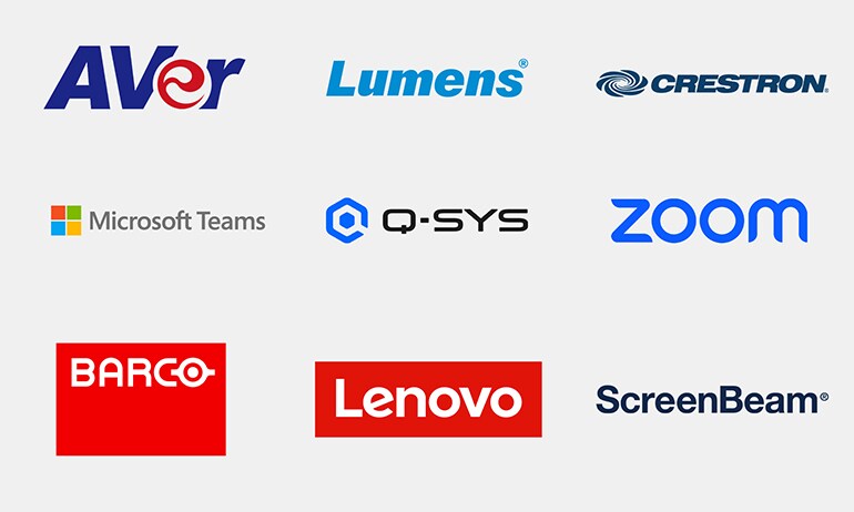 โลโก้บริษัทของพันธมิตรที่ทำงานร่วมกันกับเรา