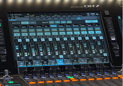 Yamaha Digital Mixing Console DM7: "Assist" lets you focus your creativity