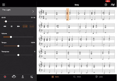 เล่นเพลงโปรดของคุณได้ทันทีด้วยฟังก์ชั่น “Audio To Score”
