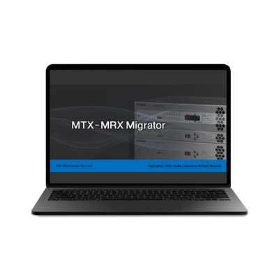 ซอฟต์แวร์ Editor สำหรับ MTX-MRX Migrator ของ Yamaha