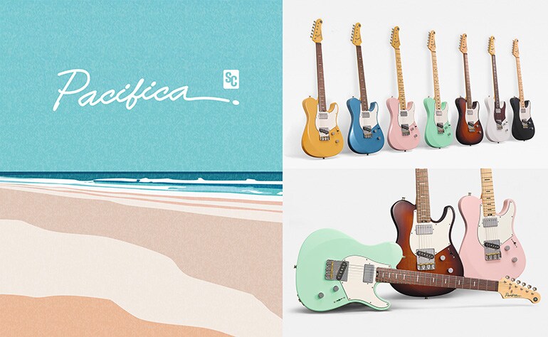 ภาพแสดงแนวคิดการออกแบบสีสำหรับ Pacifica SC Standard Plus 