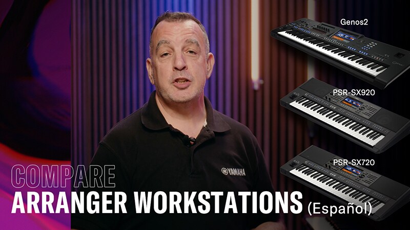 เปรียบเทียบ Arranger Workstation - ภาษาสเปน