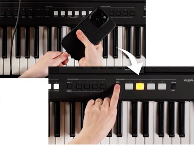 ภาพฟังก์ชั่น Quick Sampling ของ PSR-E483