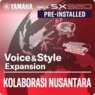 Kolaborasi Nusantara (แพ็คเกจเสริมแบบติดตั้งล่วงหน้า - ข้อมูลที่รองรับ Yamaha Expansion Manager)
