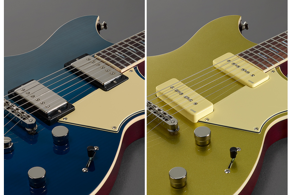 Revstar Professional and Standard models offering a choice between humbuckers and P90-type single coils