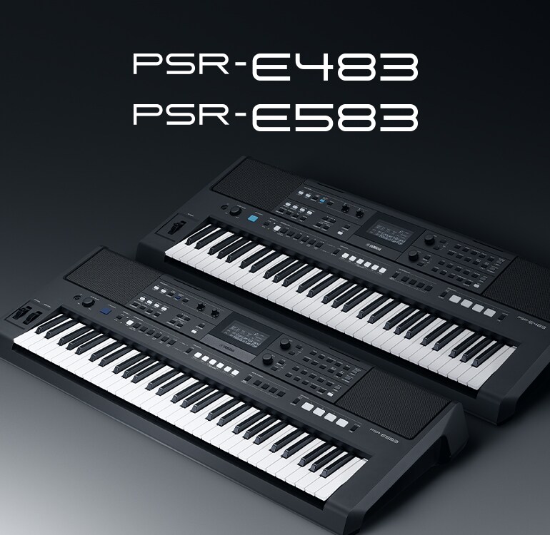 คีย์บอร์ดรุ่น PSR-E483 และ E583 ของ Yamaha