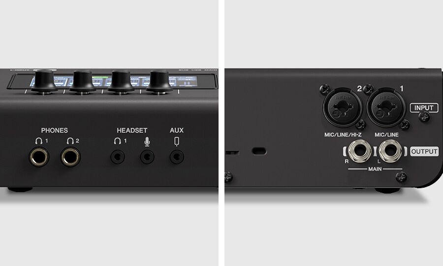 Yamaha URX22: เชื่อมต่อและทำงานร่วมกัน