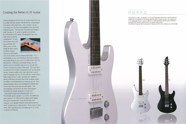 RGXA2: ภายใต้ดีไซน์ที่เป็นเอกลักษณ์เฉพาะตัว กีตาร์รุ่นนี้มีน้ำหนักเบาอย่างน่าทึ่ง